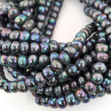 10x7 MM near round freshwater pearls