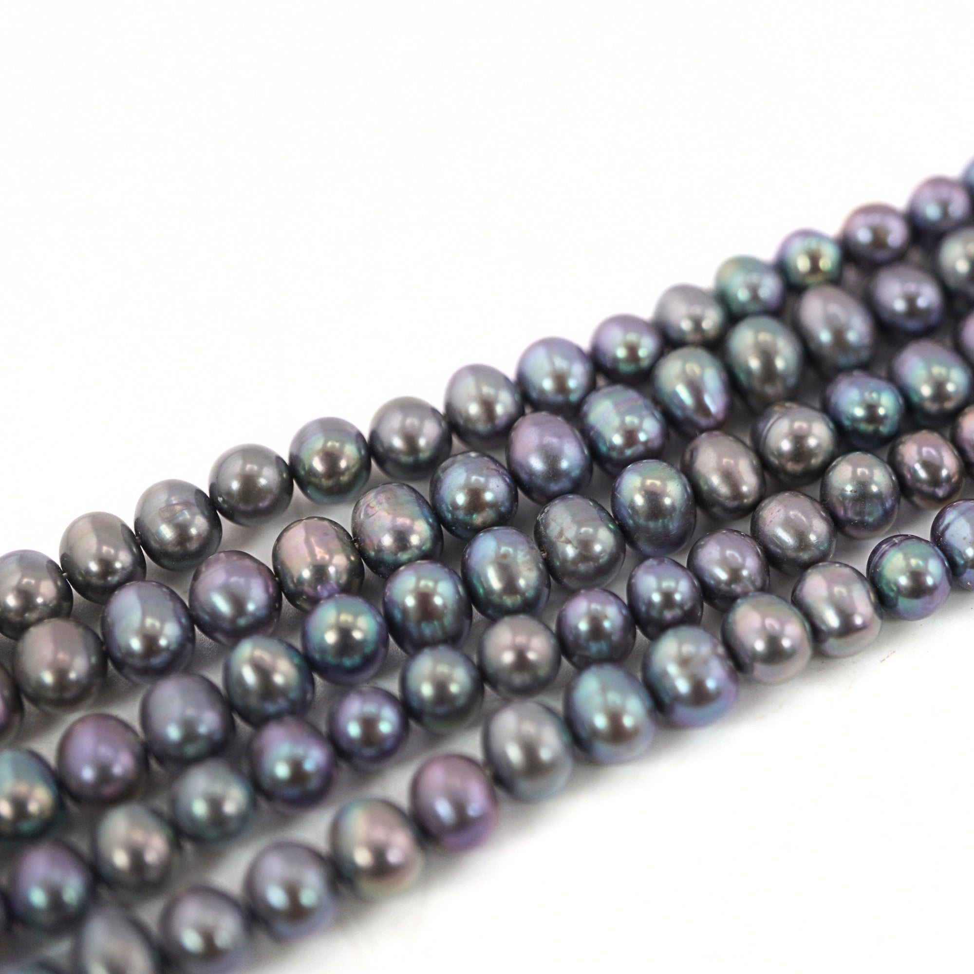 5-6MM peacock potato pearls
