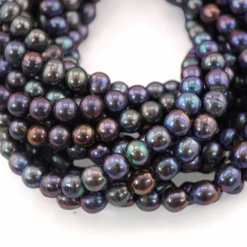 8-6 MM Peacock Natural Pearls for Jewelry