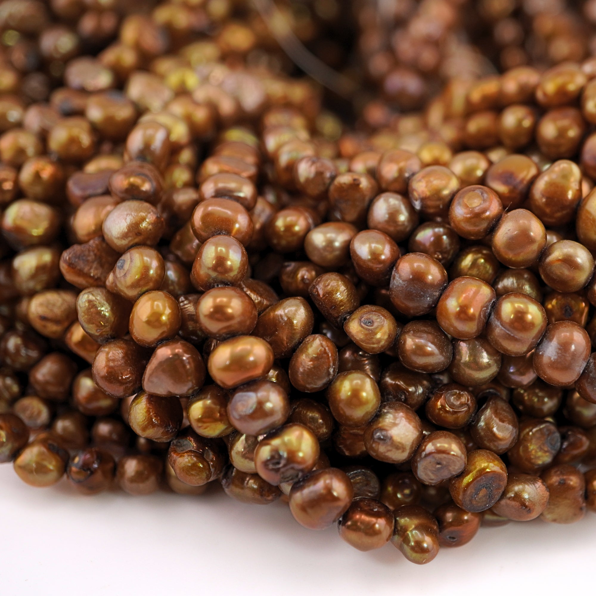 Beads of pearls for jewelry making