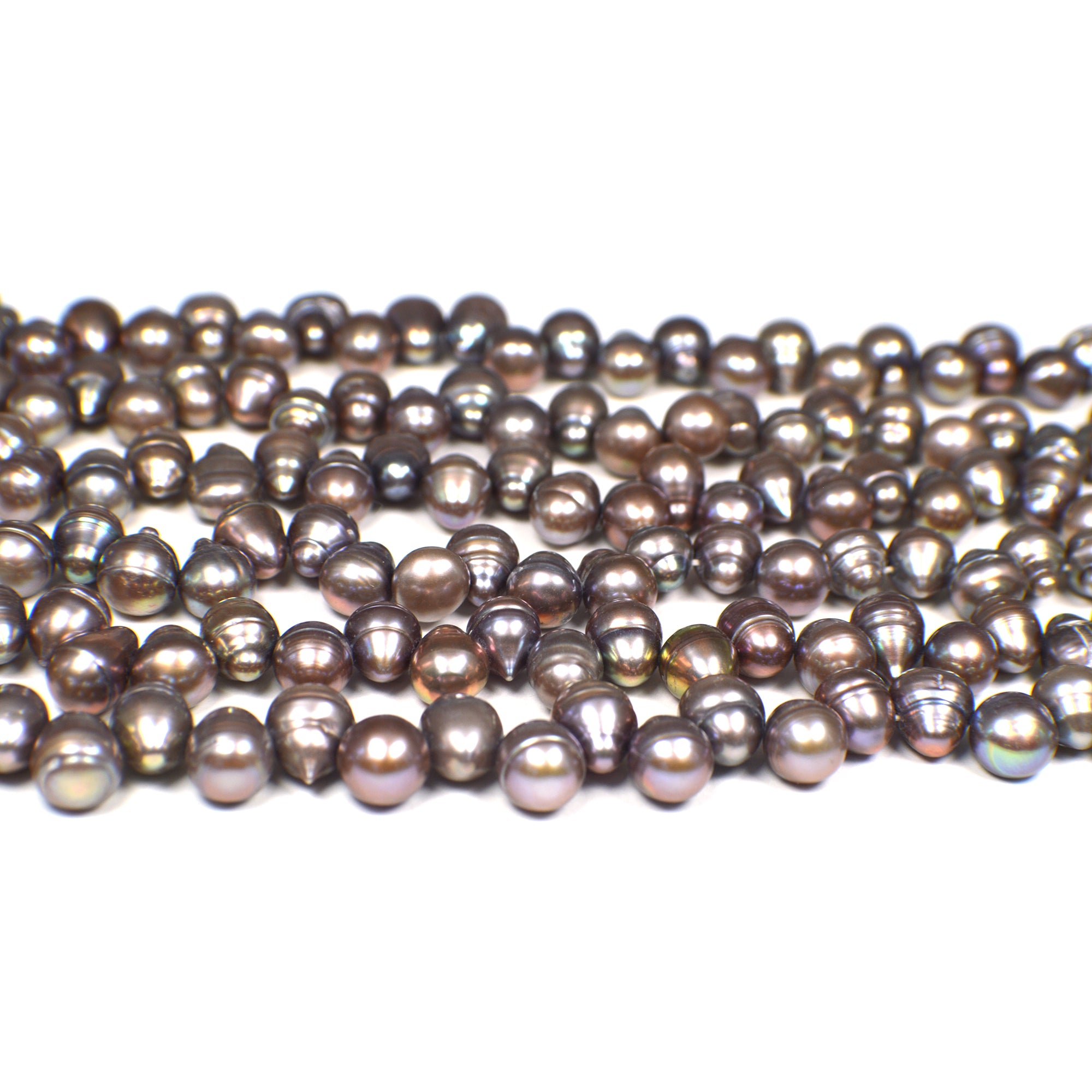 Bold Peacock Potato Pearls
