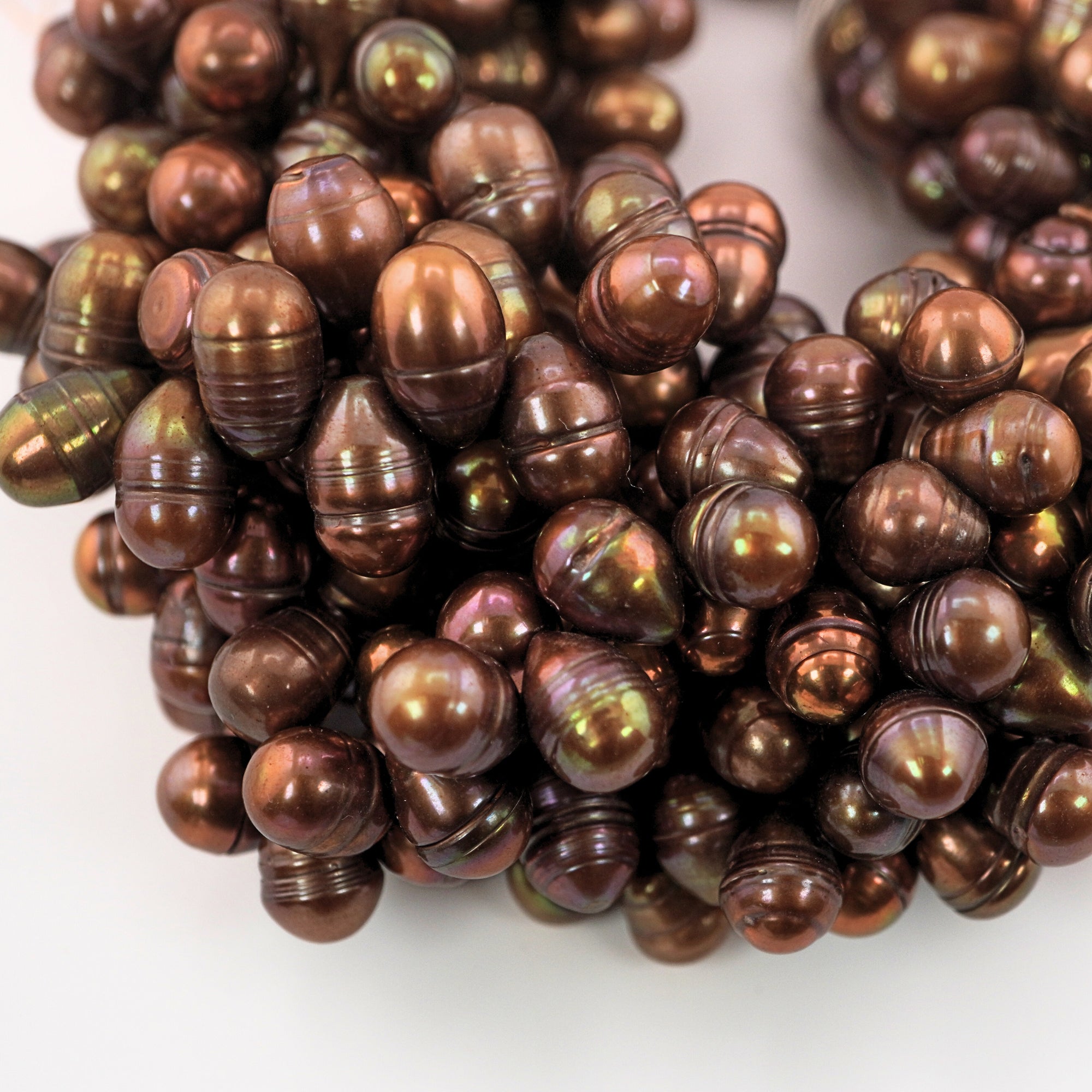 11 x 8 To 13 x 9 MM Drop Freshwater Pearls Beads