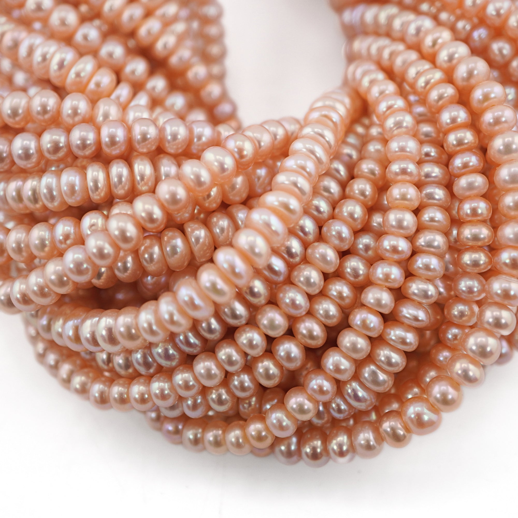 Freshwater Pearl Peach Beads Wholesale
