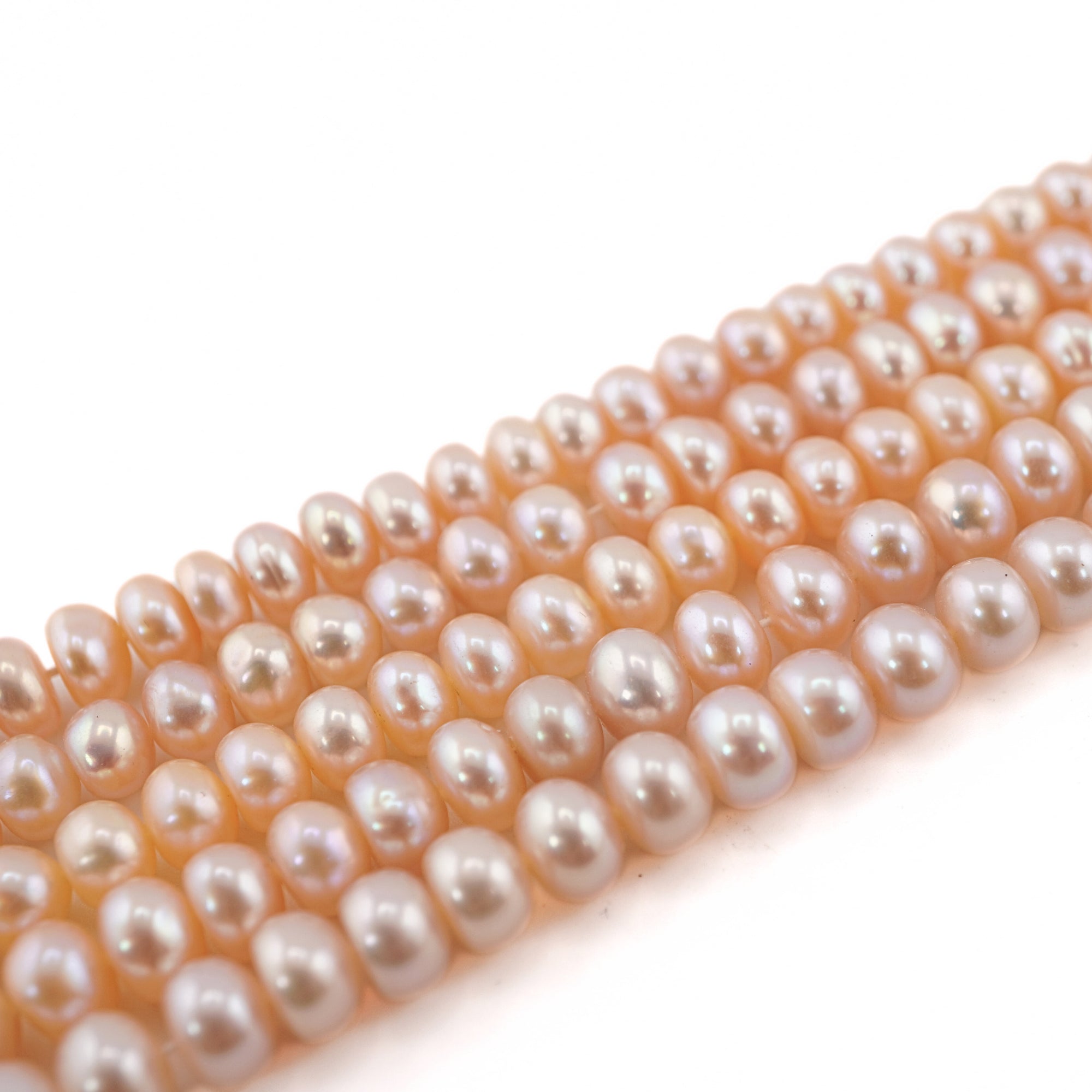 Natural Real Pearls Peach Color