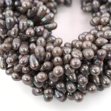 Natural peacock freshwater pearls