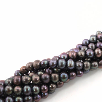 Peacock potato freshwater pearls strand