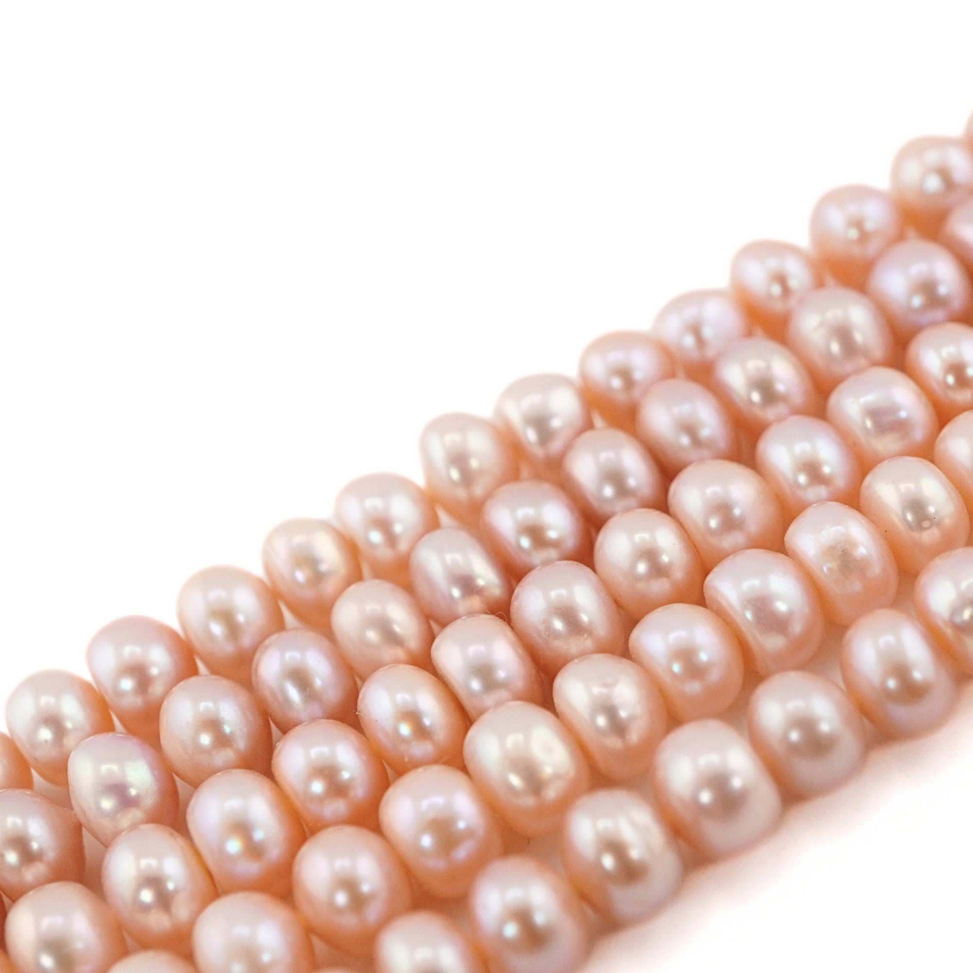 Premium Peach Pearl Beads Wholesale