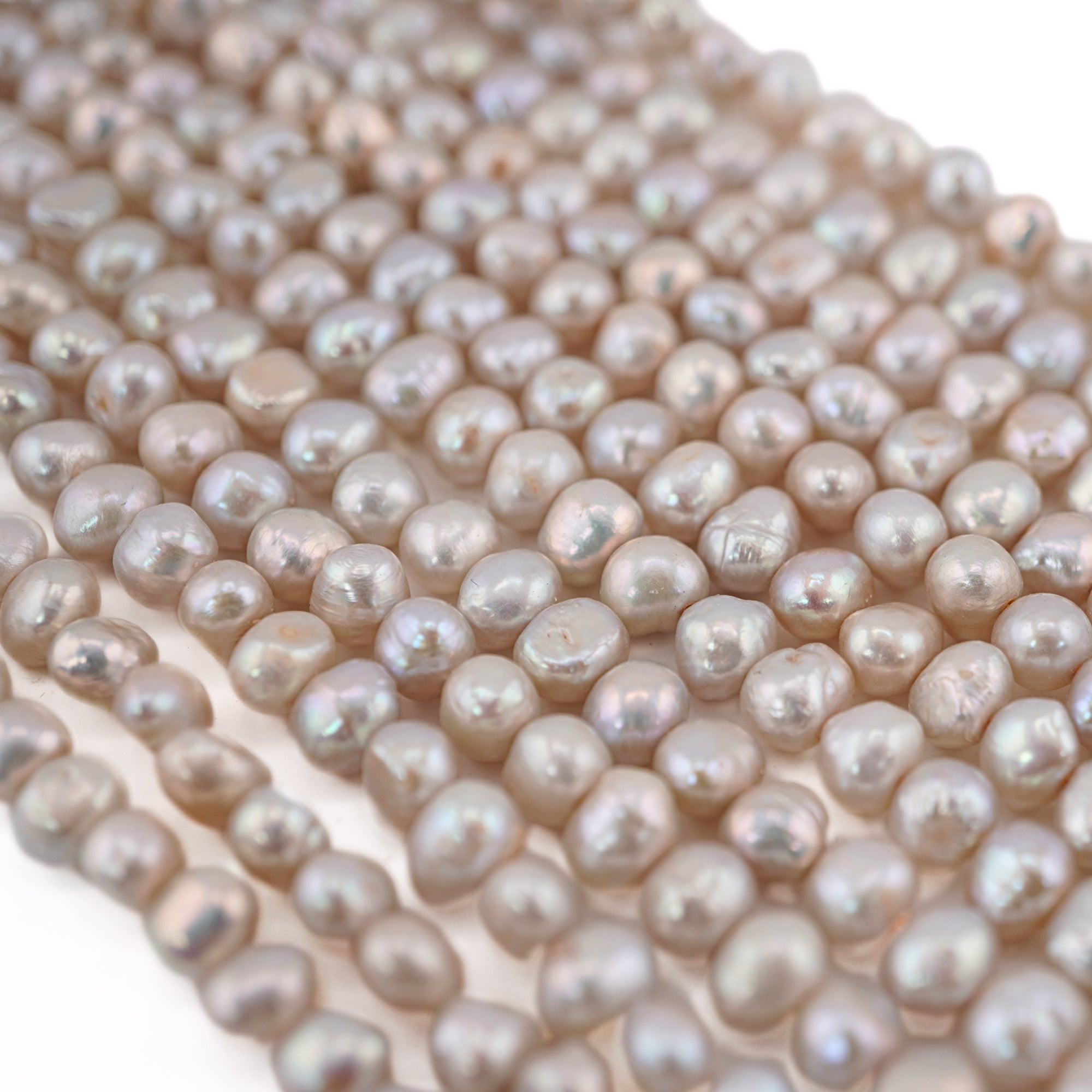 Unique Baroque Gray Freshwater Pearl Strands