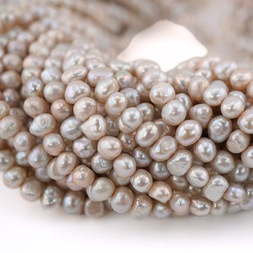 Wholesale Light Gray Freshwater Baroque Pearls