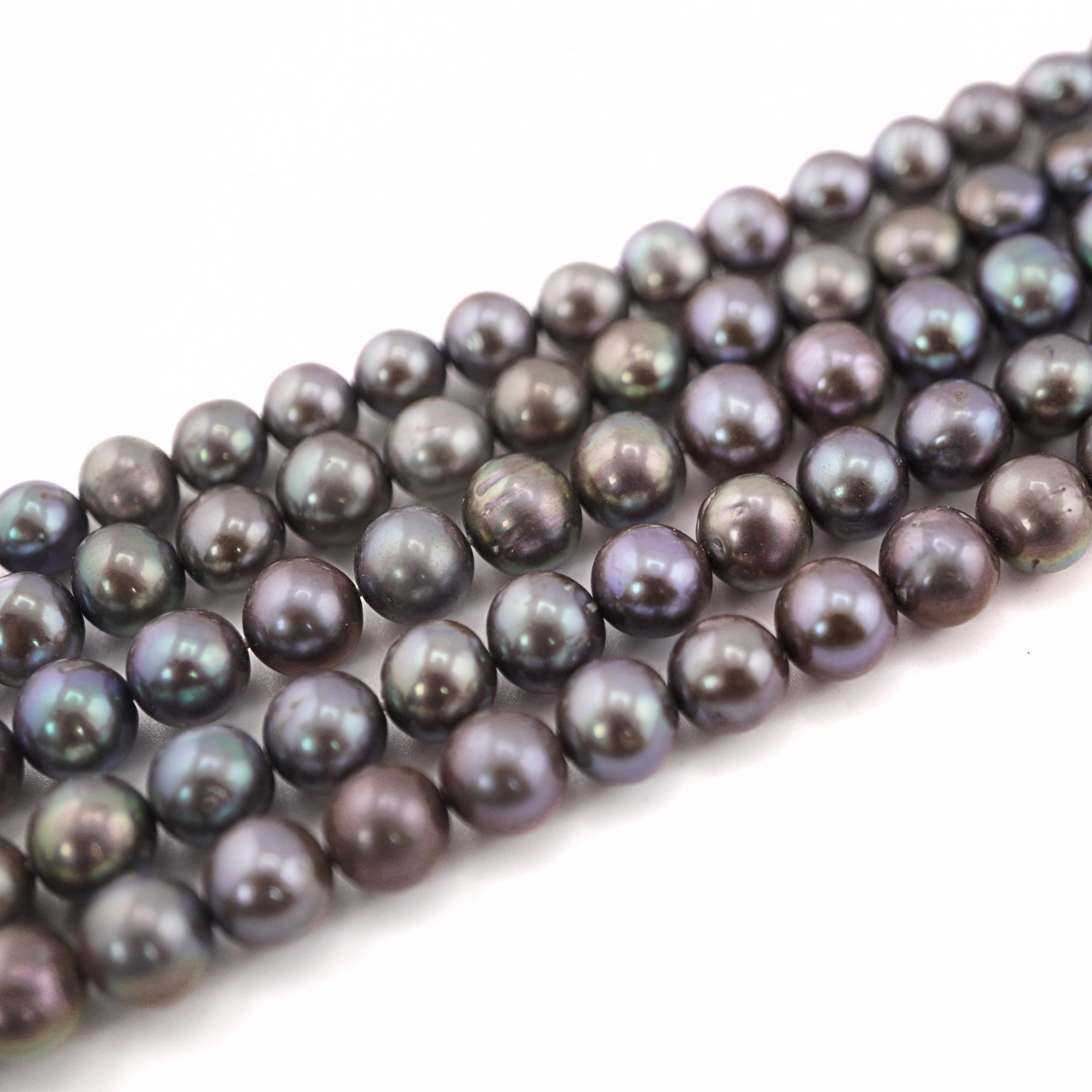 high-quality gray pearls