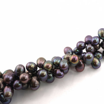 oval-shaped freshwater pearl beads