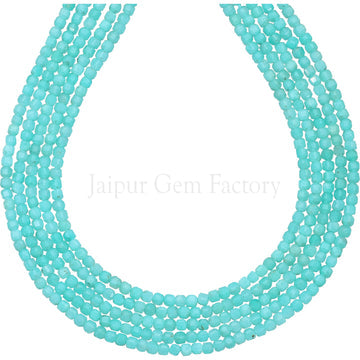 High-Quality Amazonite Faceted Gemstone Beads