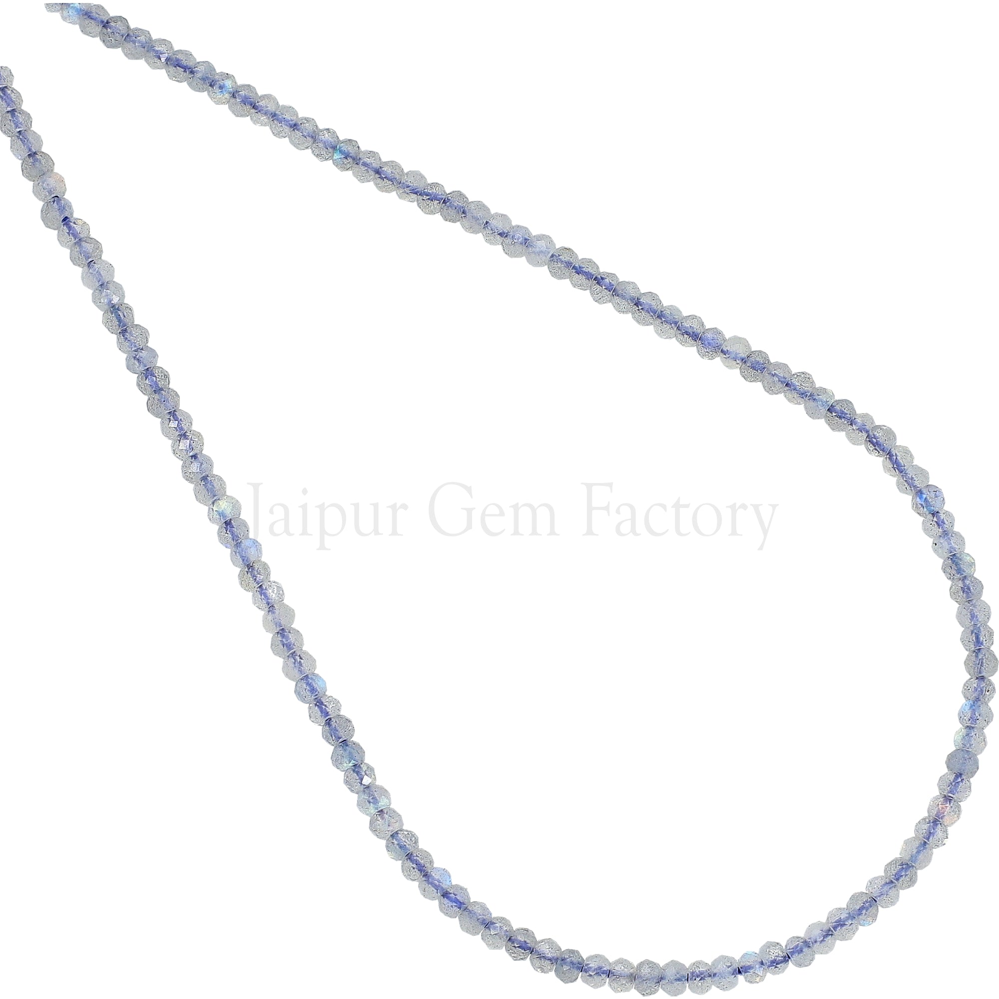 Labradorite Rondelle Beads for Jewelry Making Supplies