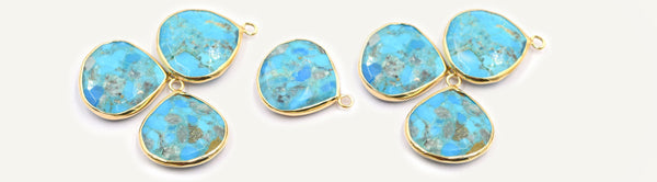 Kingman Turquoise Beads for Jewelry Making