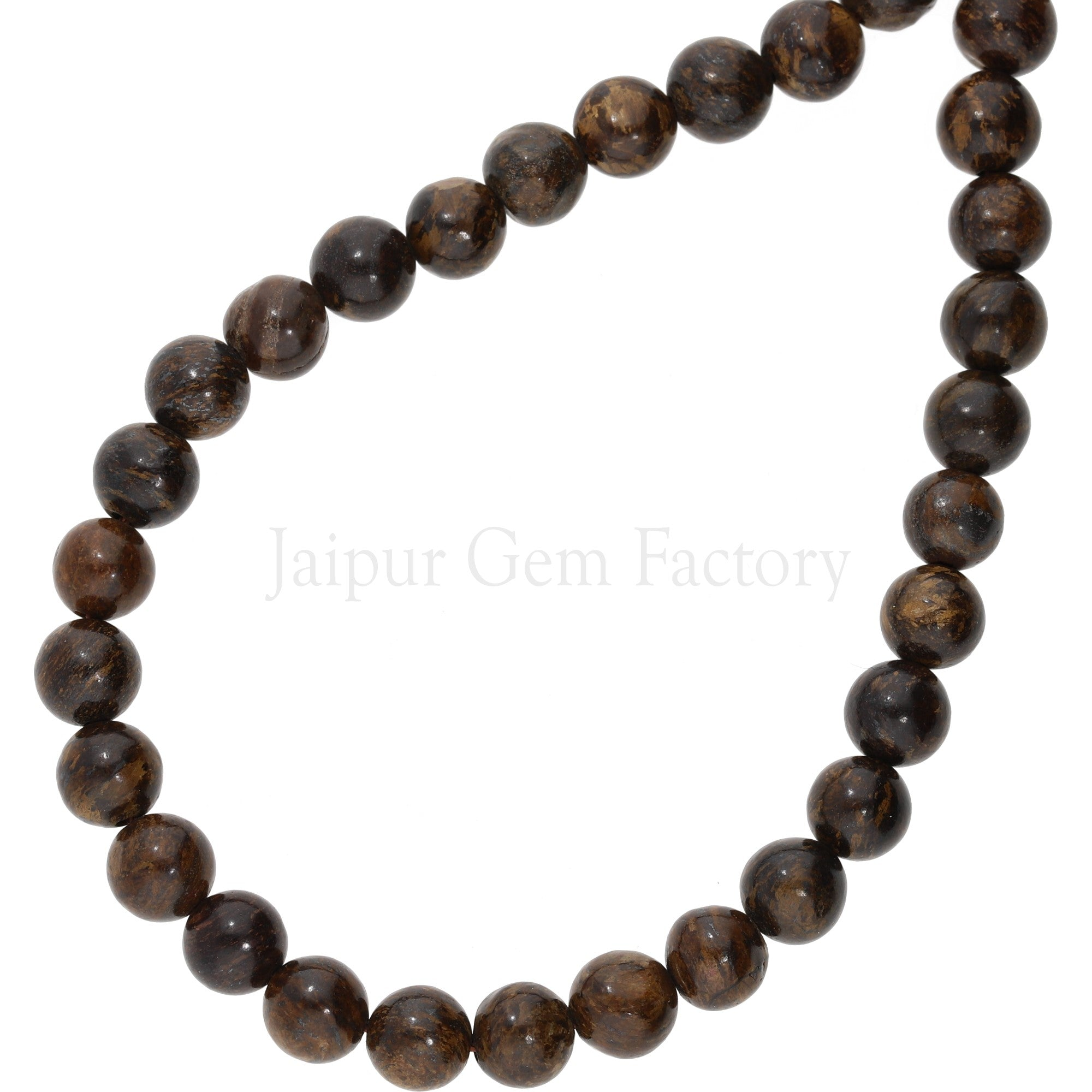 Bronzite Bead Strand