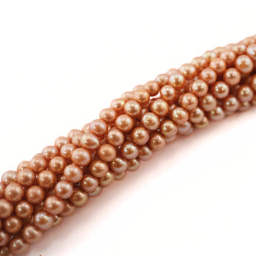 5mm golden pearl beads

