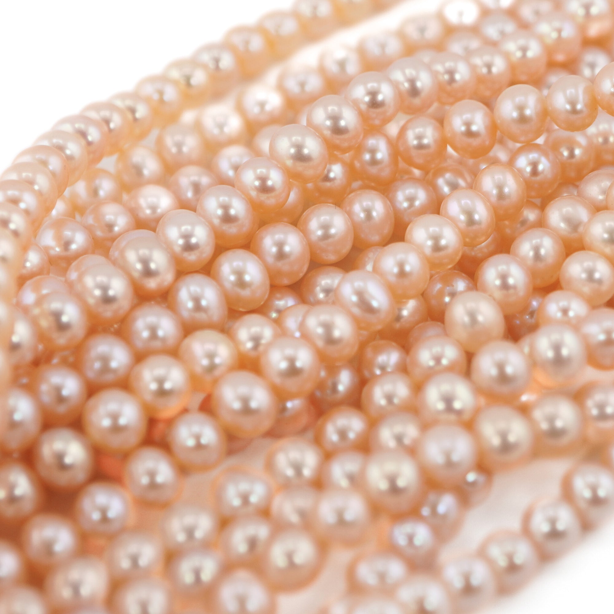 5mm melon freshwater pearl beads

