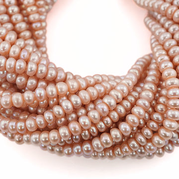 5x3mm peach freshwater pearl beads

