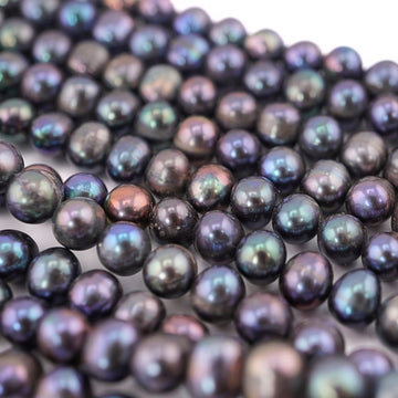 6.5mm Peacock Freshwater Pearls for Sale

