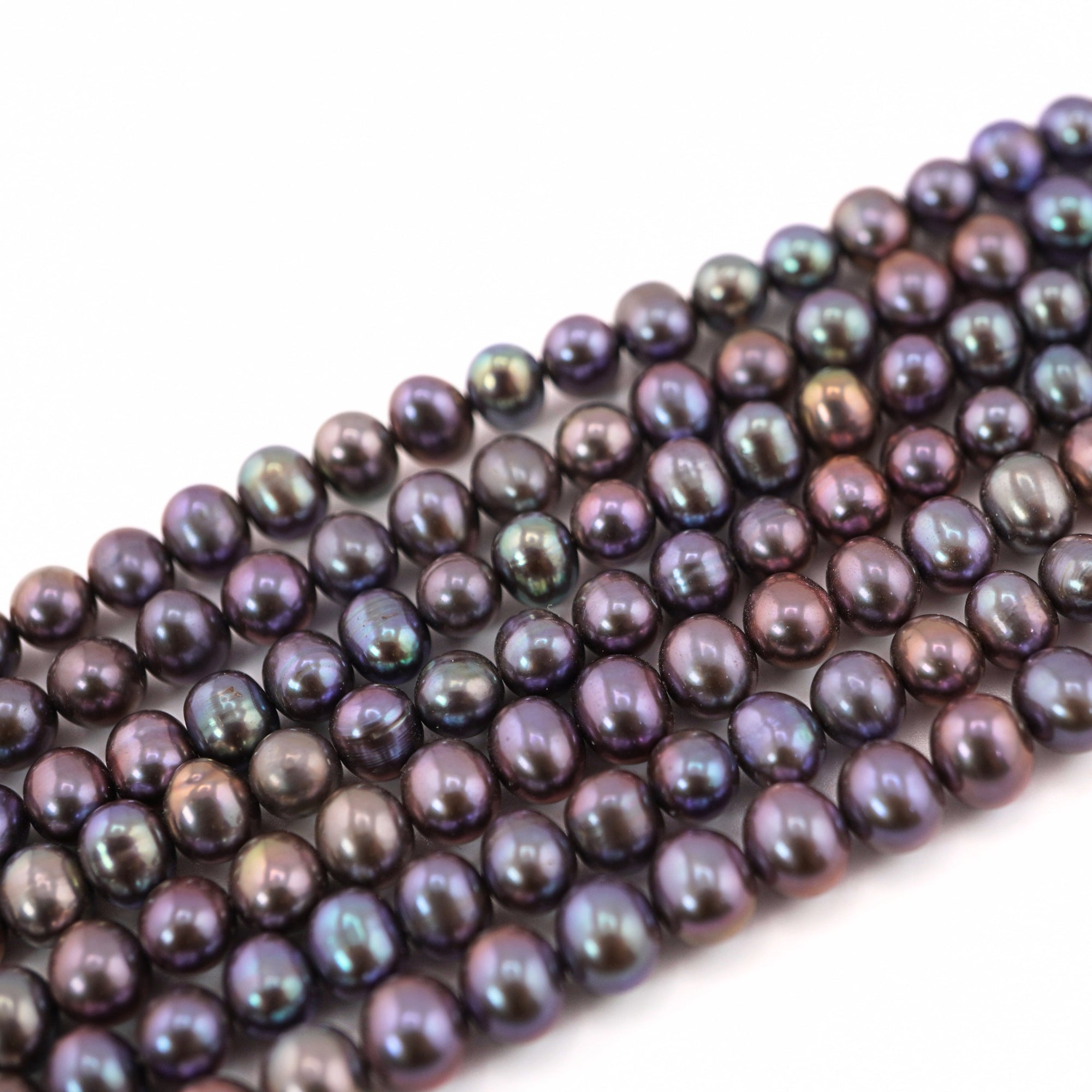 6MM Peacock FW Pearls Beads