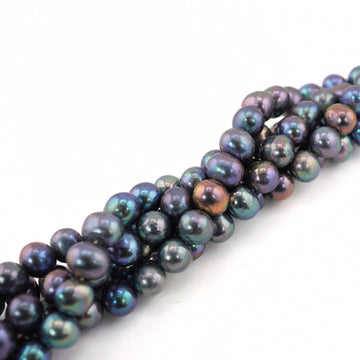 7MM Peacock Pearl Beads