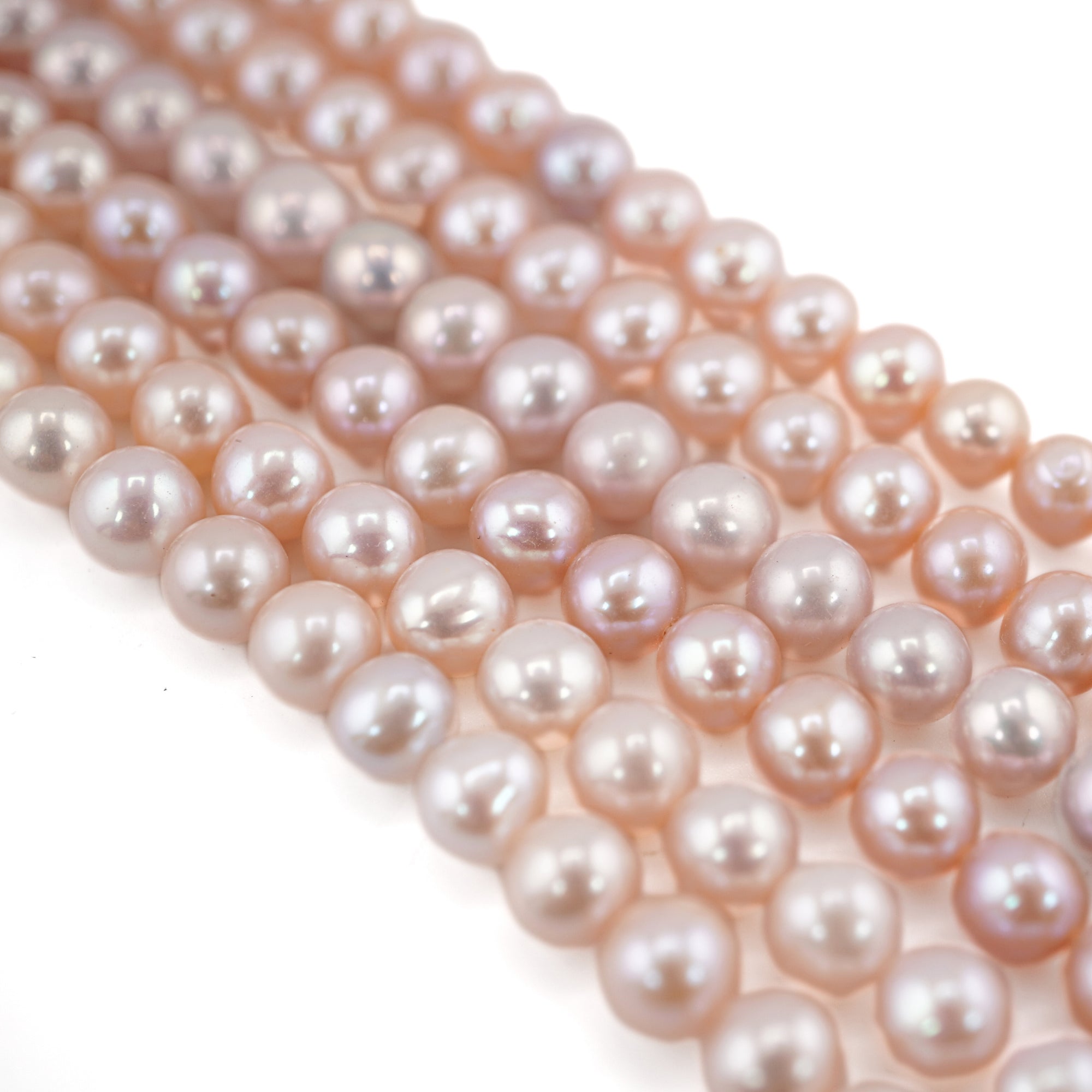 7–6 MM Natural Pearls for Jewelry

