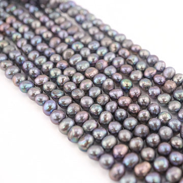 8-6mm Potato Cultured Freshwater Pearls Beads

