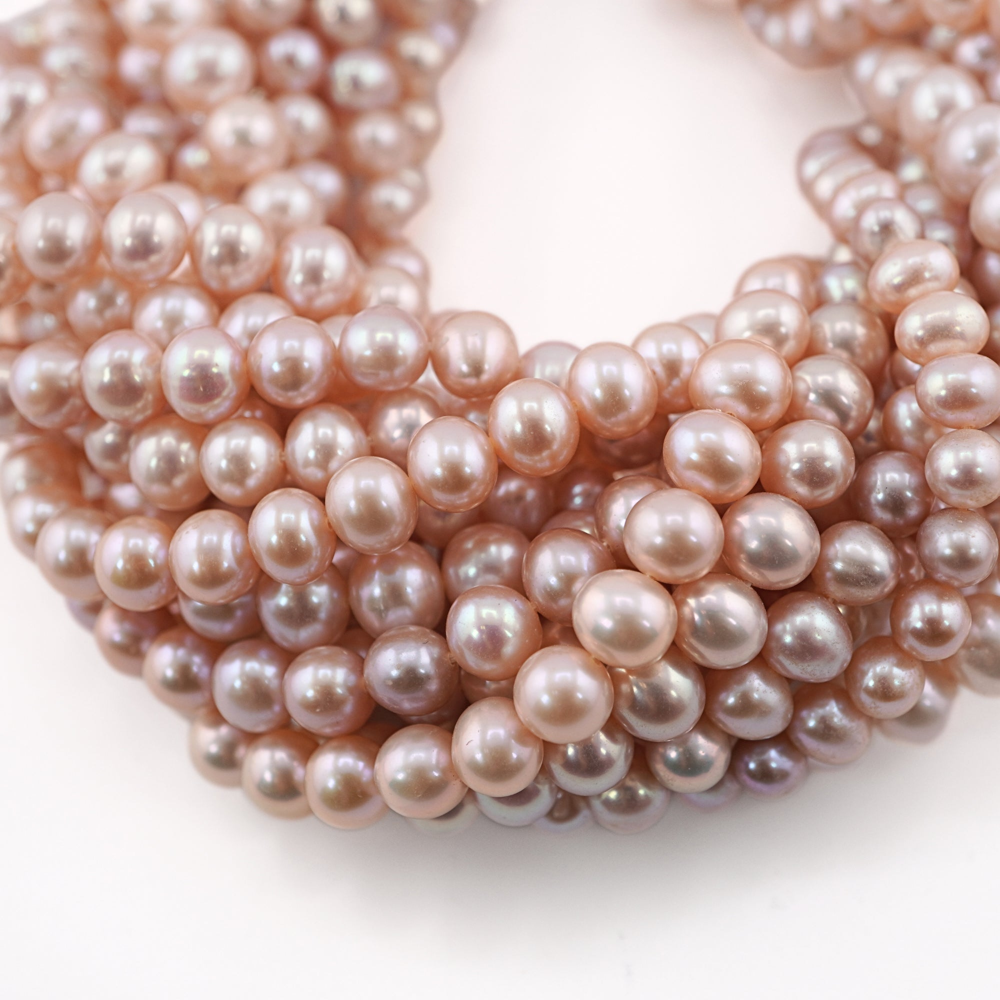 8-7 MM Pink Freshwater Pearls wholesale