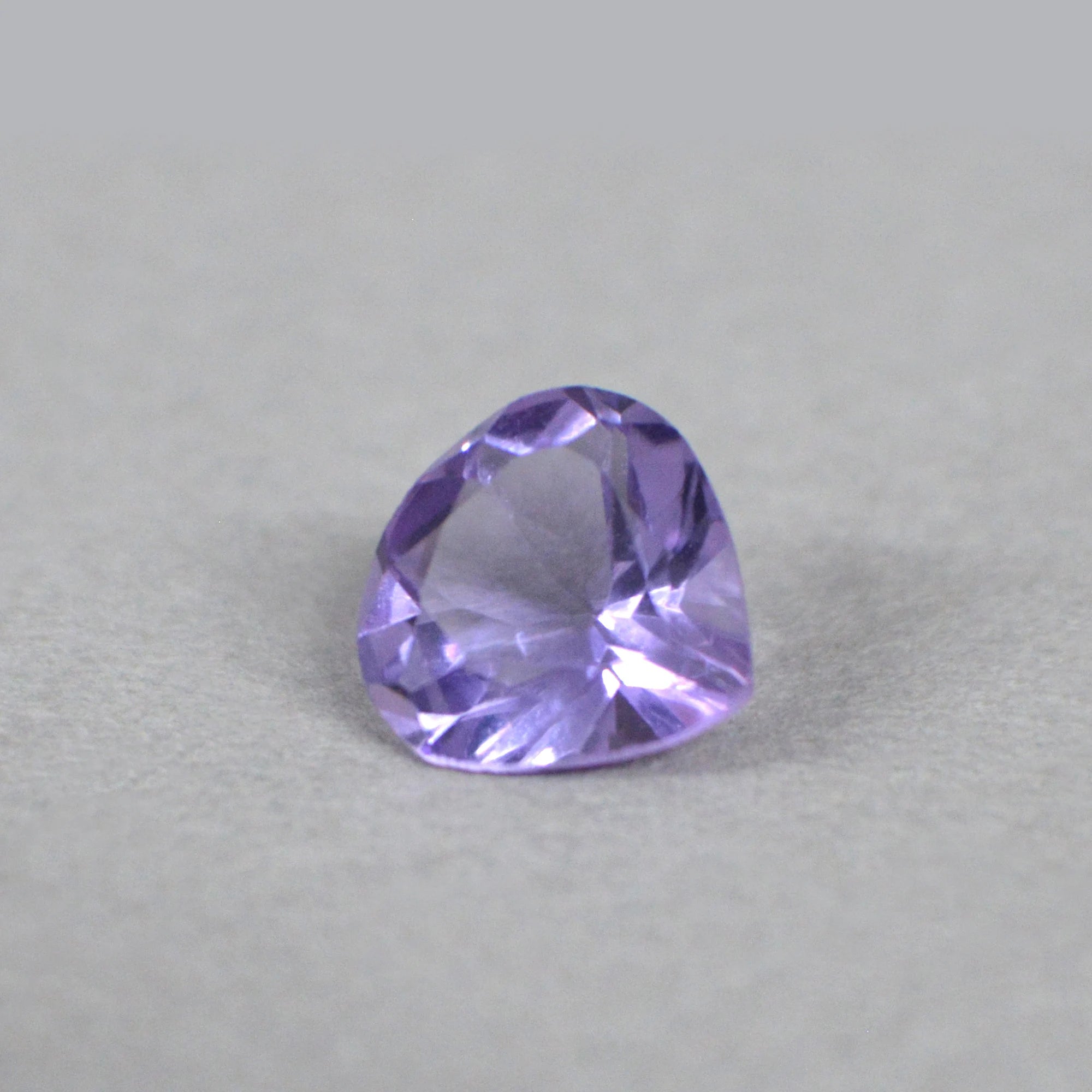 Amethyst Faceted Heart Shape Loose Gemstones