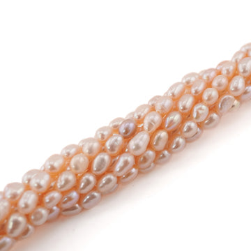 Bulk melon rice oval pearls for handcrafted jewelry

