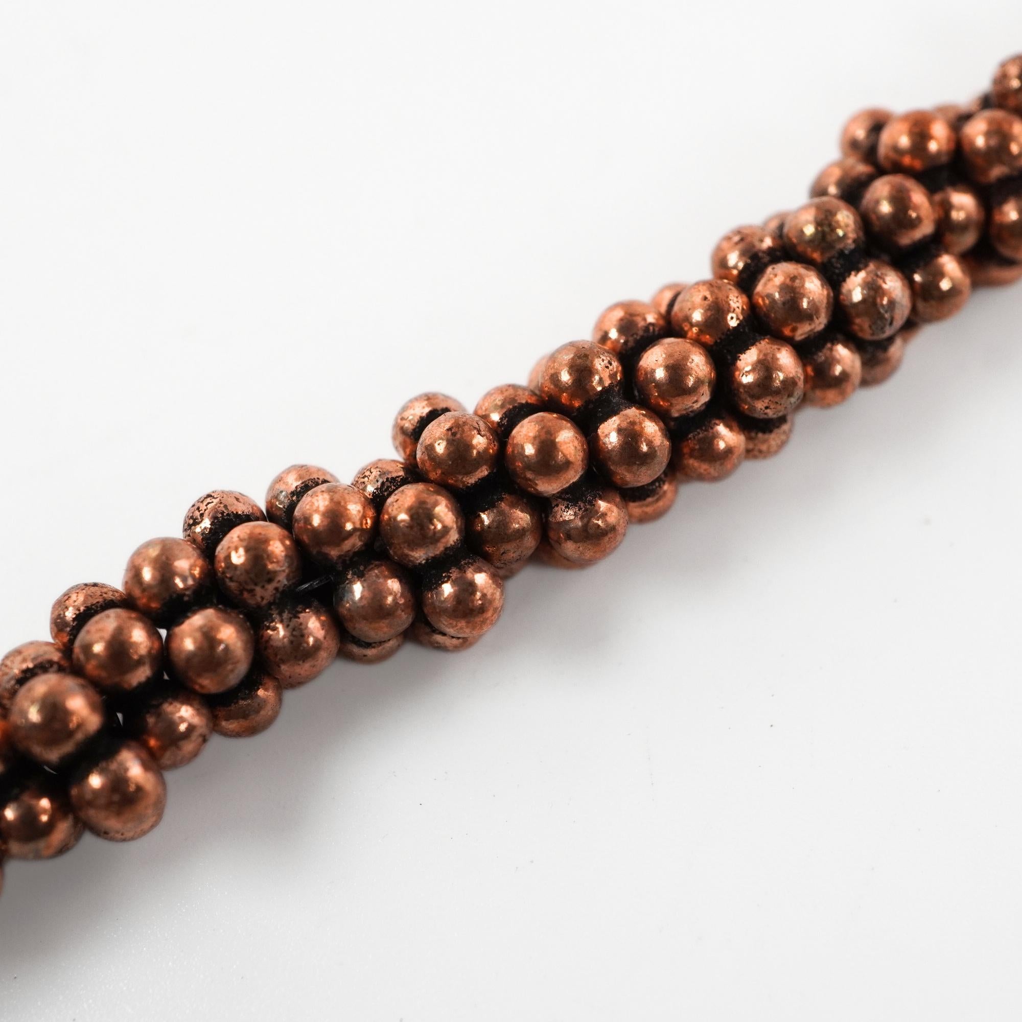 Antique Copper Round Shape Daisy Spacers Bead