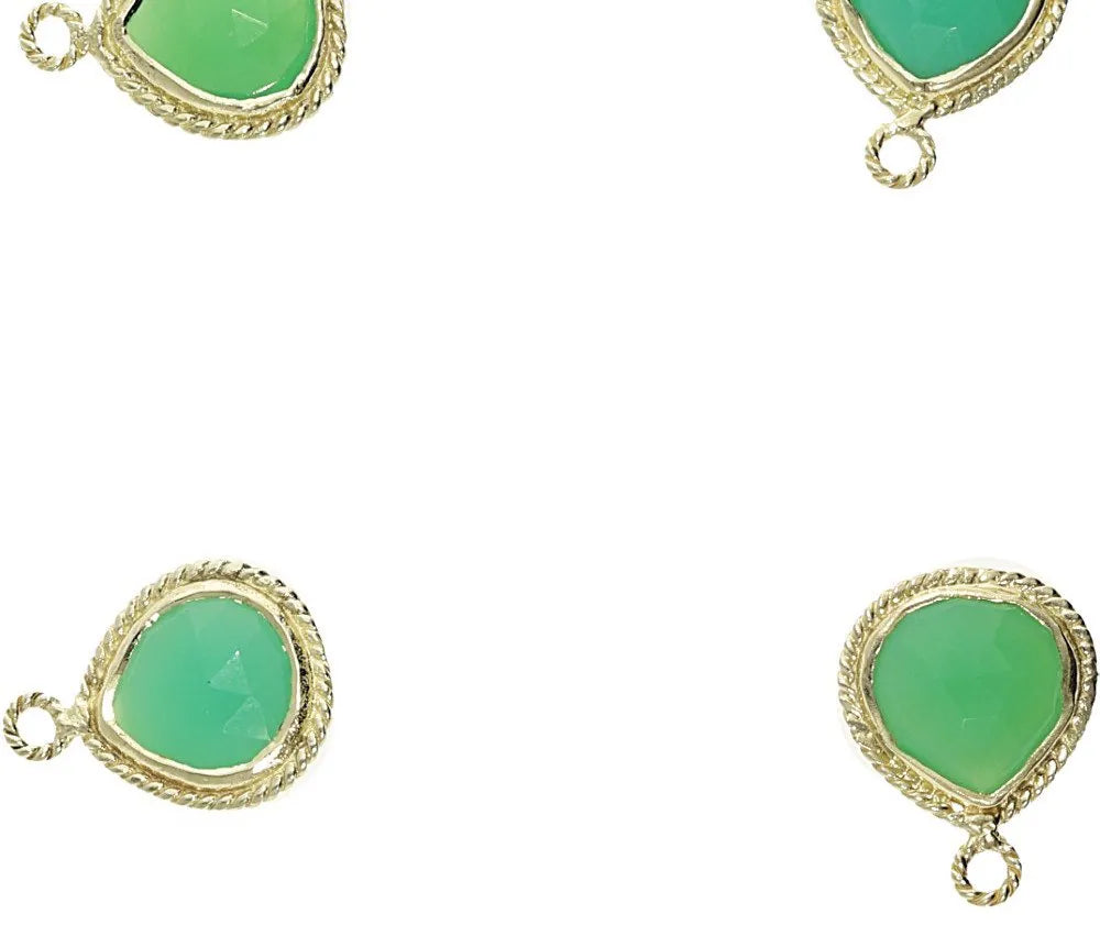 Chrysoprase Chalcedony Pendant