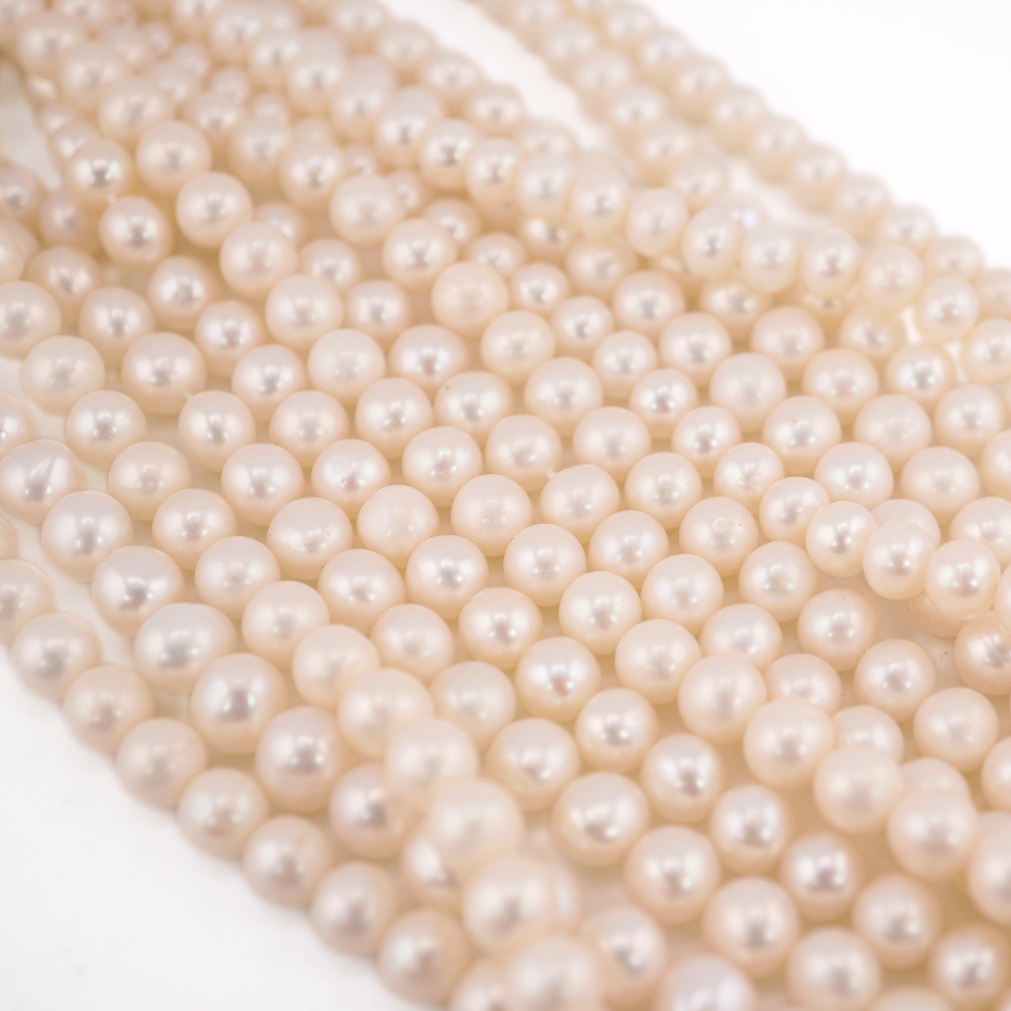 Classic White Pearls for Jewelry Making

