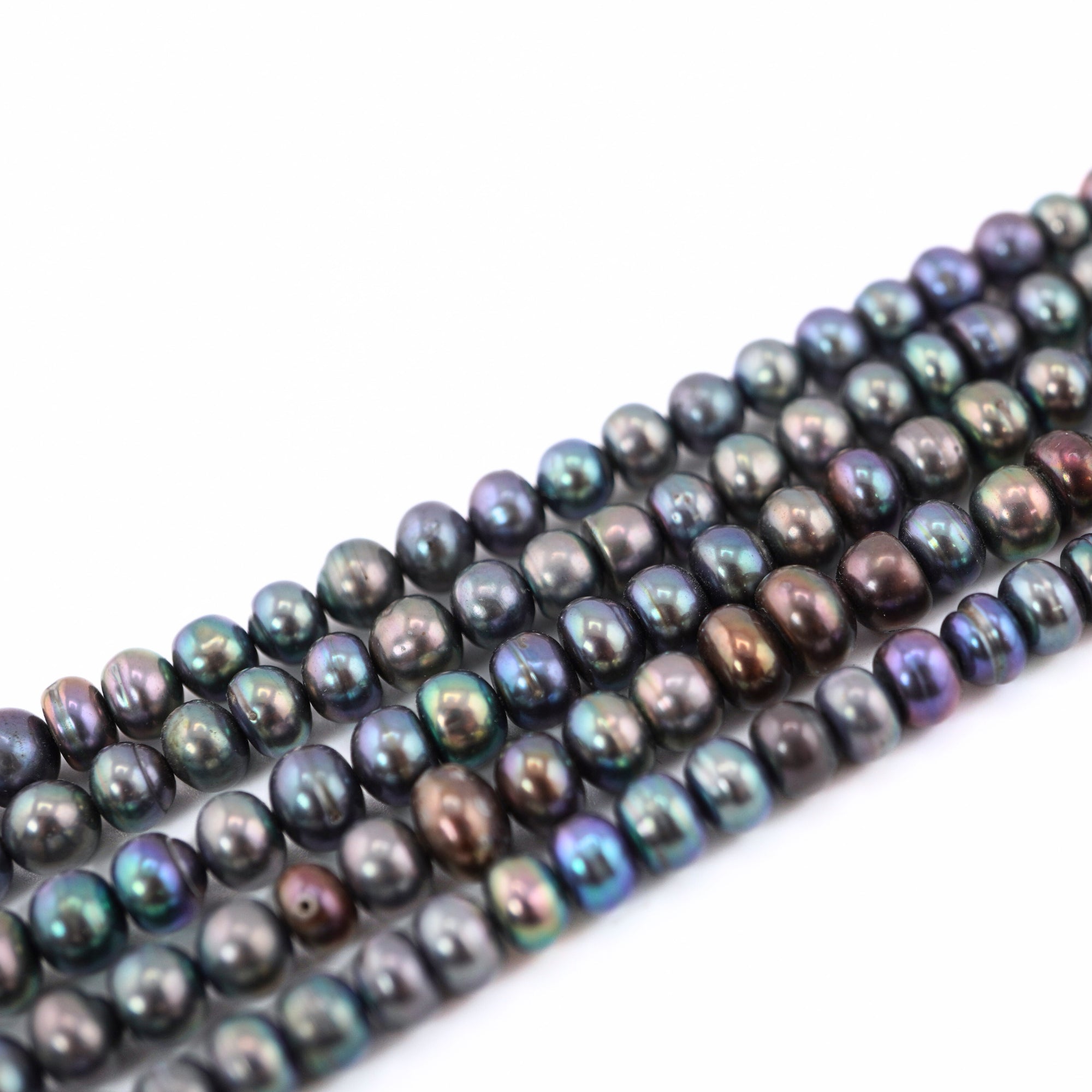 FW Peacock Pearl Beads