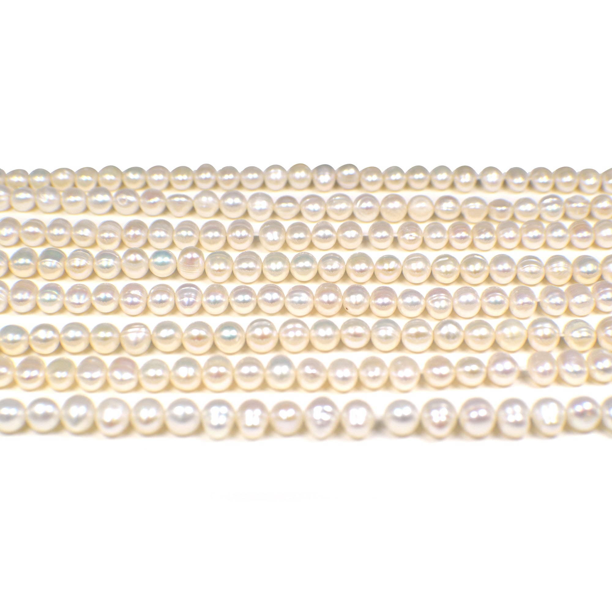 Freshwater white beads

