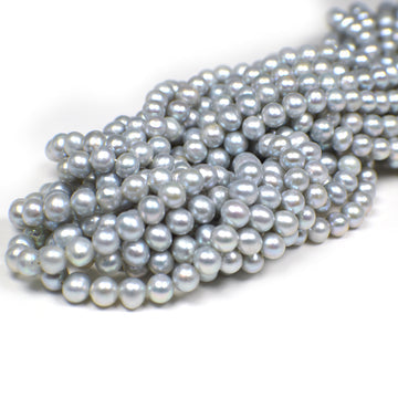 Gray Blue Freshwater Pearls

