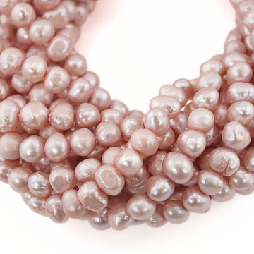 Handmade Jewelry Beads – Raspberry Baroque Pearls

