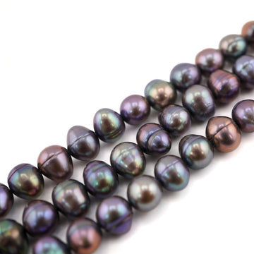 Handmade jewelry beads – violet potato pearls

