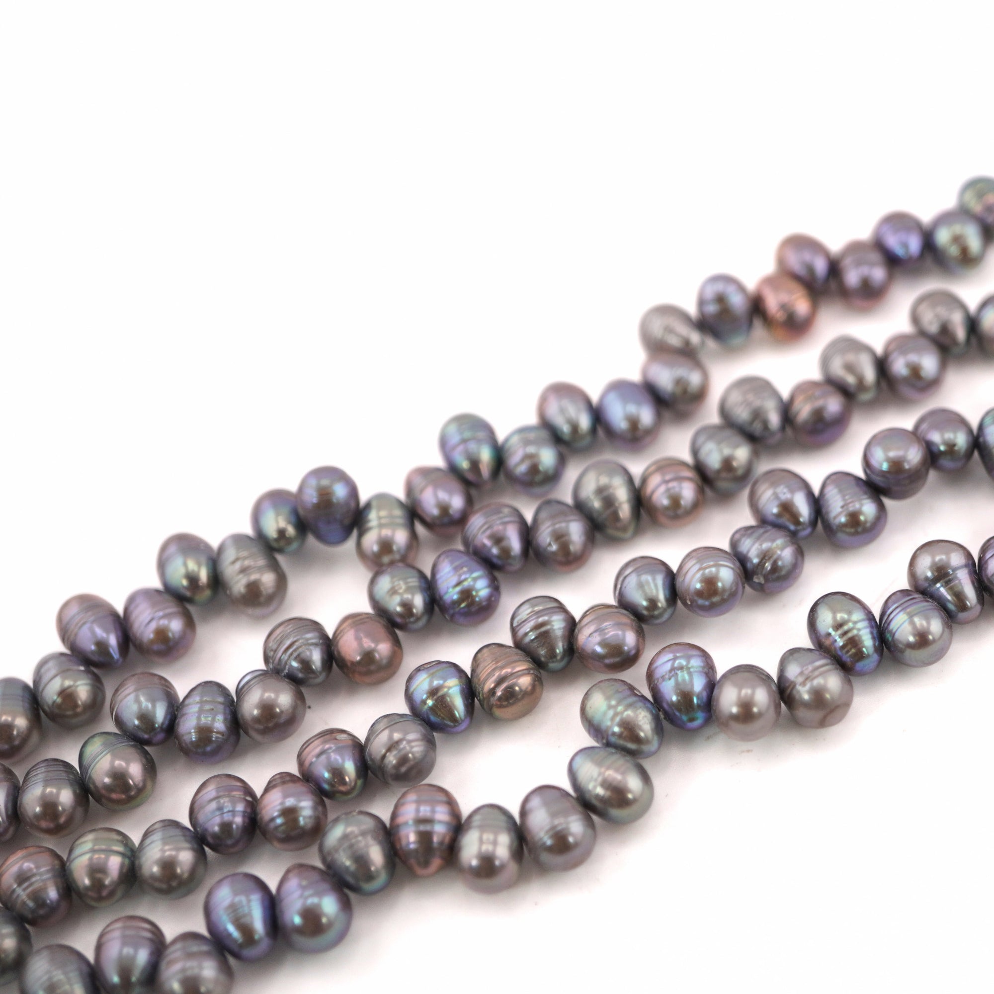 Handpicked oval freshwater pearls

