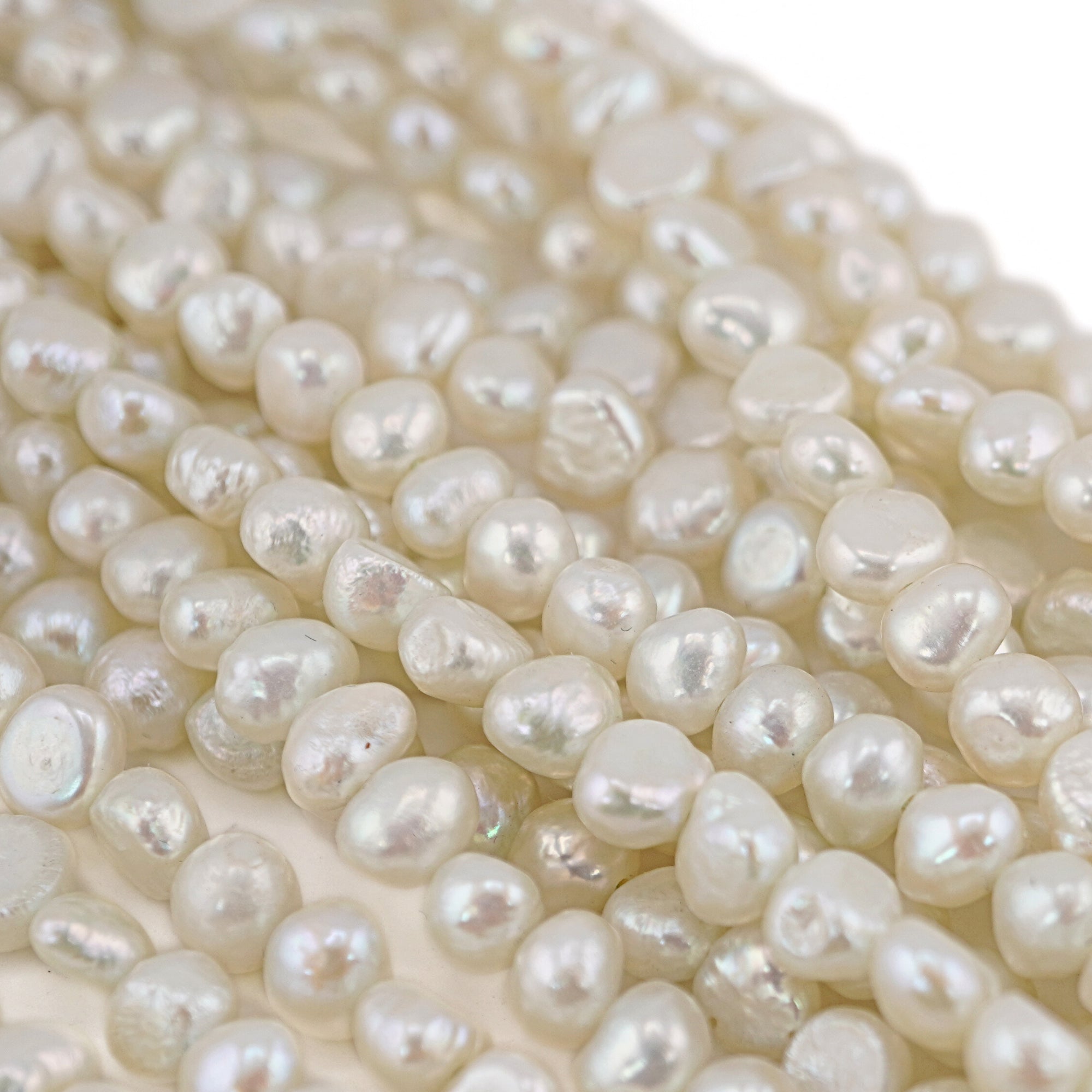 High-Quality Gray Freshwater Pearl Beads for Beading and Crafting

