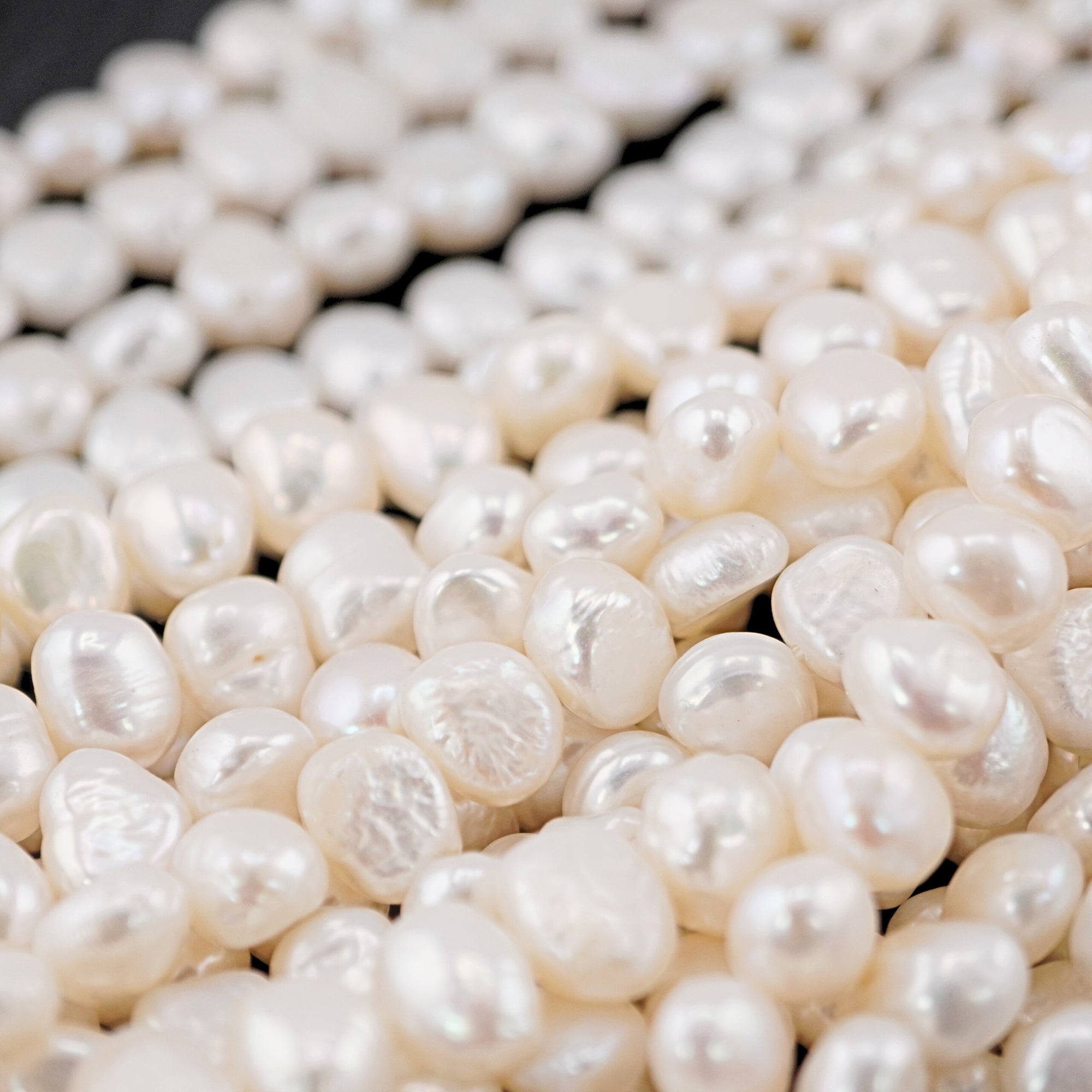 High-Quality White Freshwater Pearls

