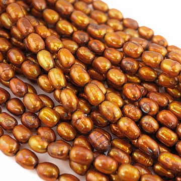 High-quality gold pearl beads

