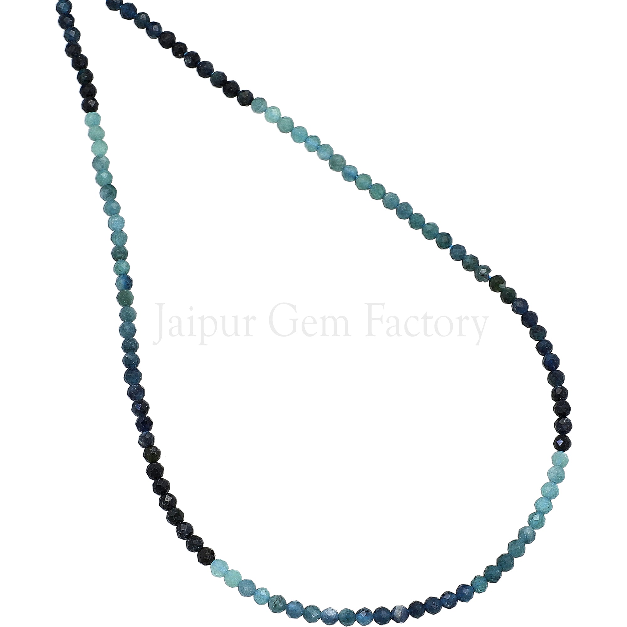 2 - 2.5 MM Multi Grandidierite Faceted Round Beads