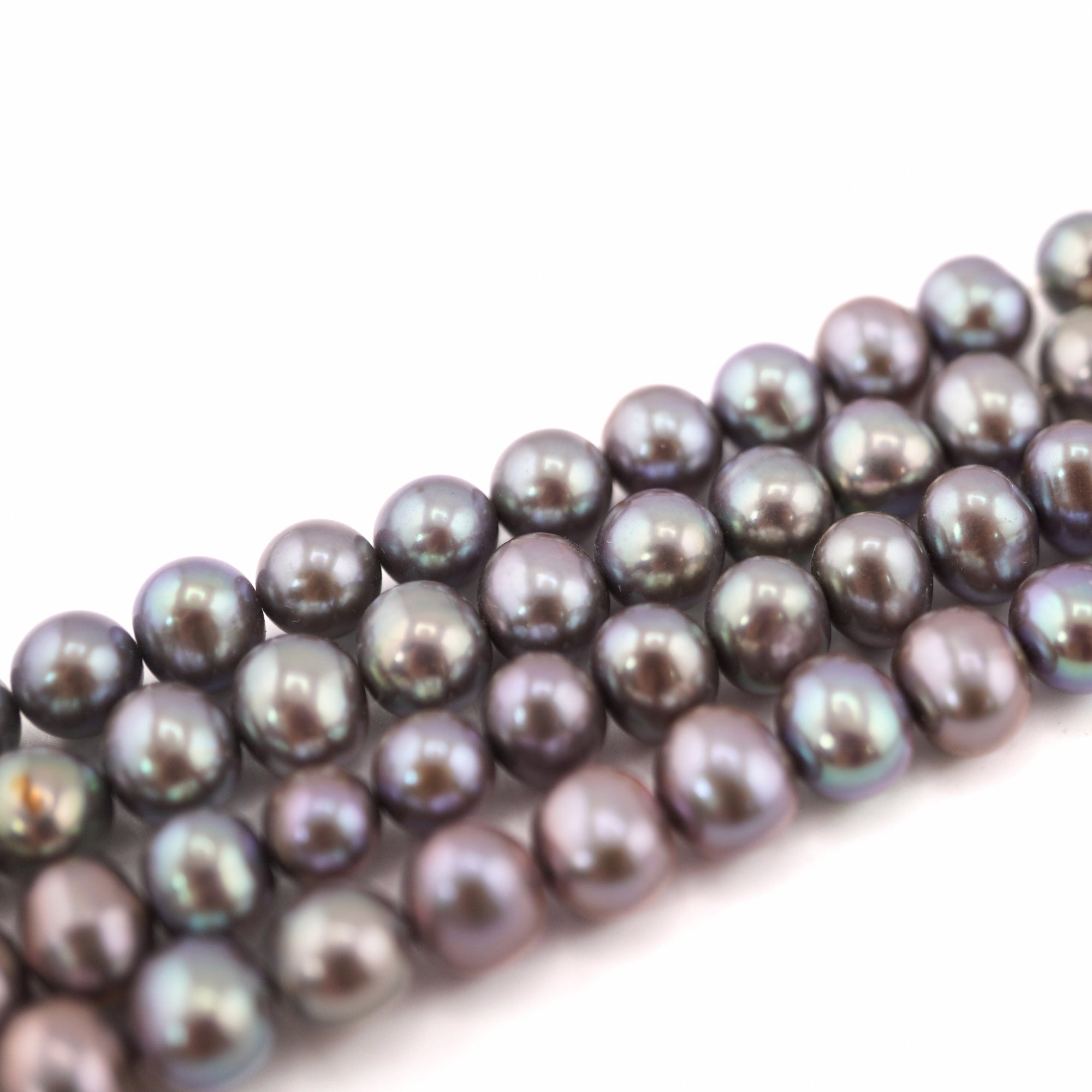 Iridescent Potato Freshwater Pearl Beads