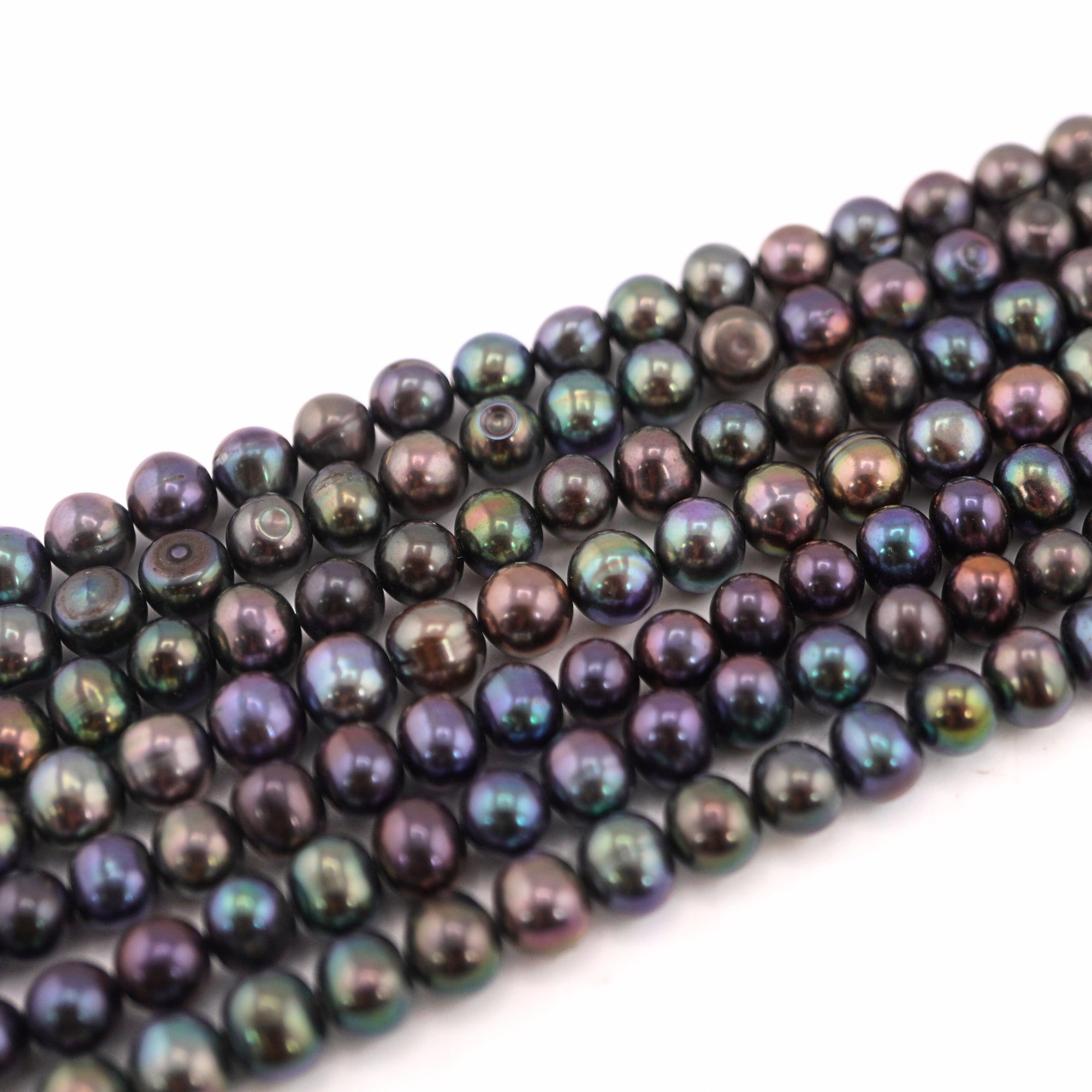 Iridescent potato pearls wholesale

