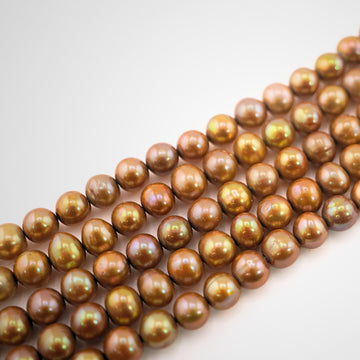 Jewelry making golden beads wholesale

