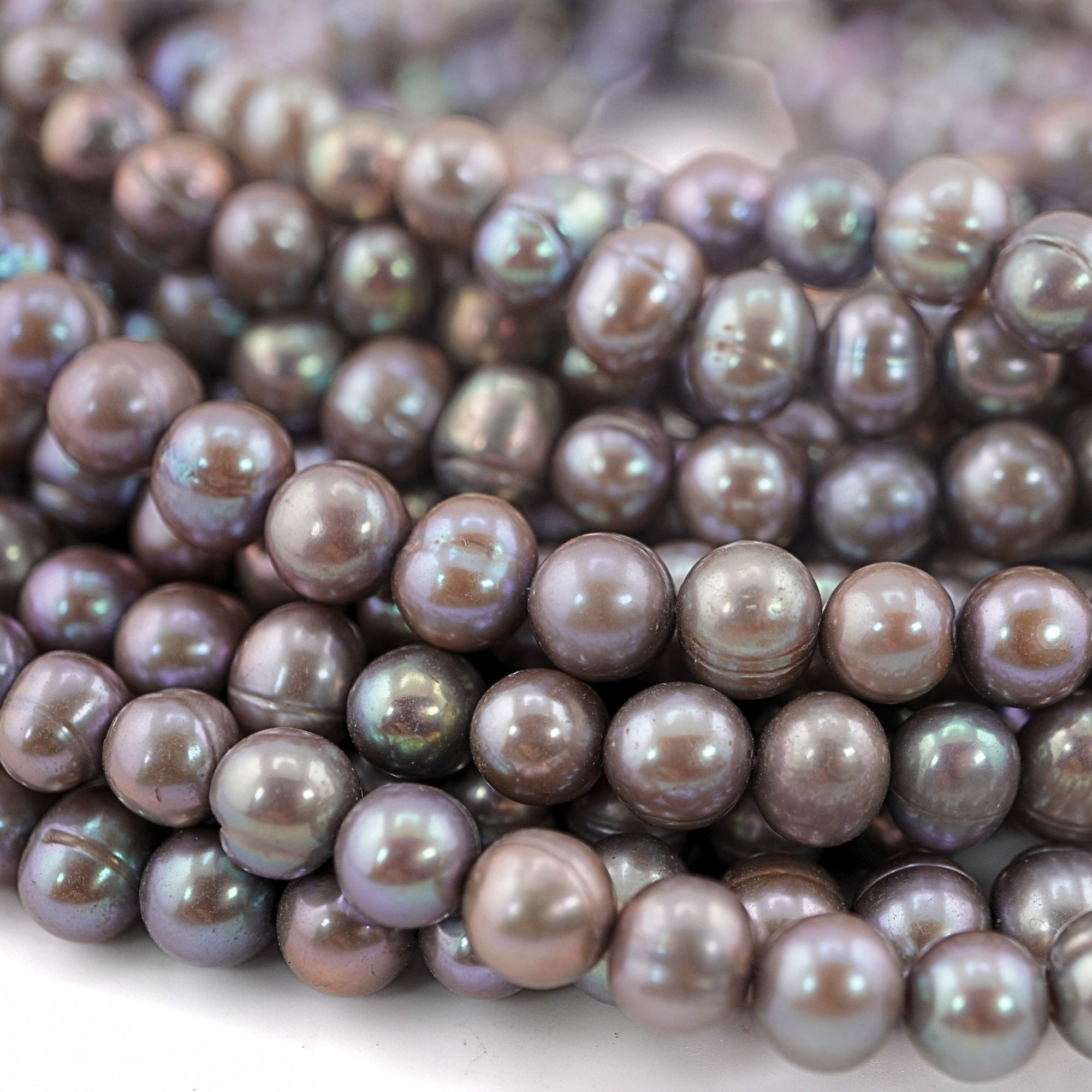 Jewelry making pearls peacock color

