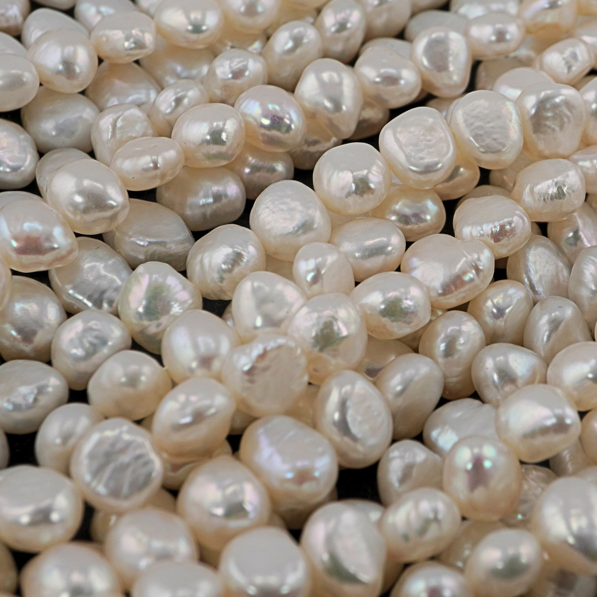 Loose White Freshwater Pearls for Jewelry Making

