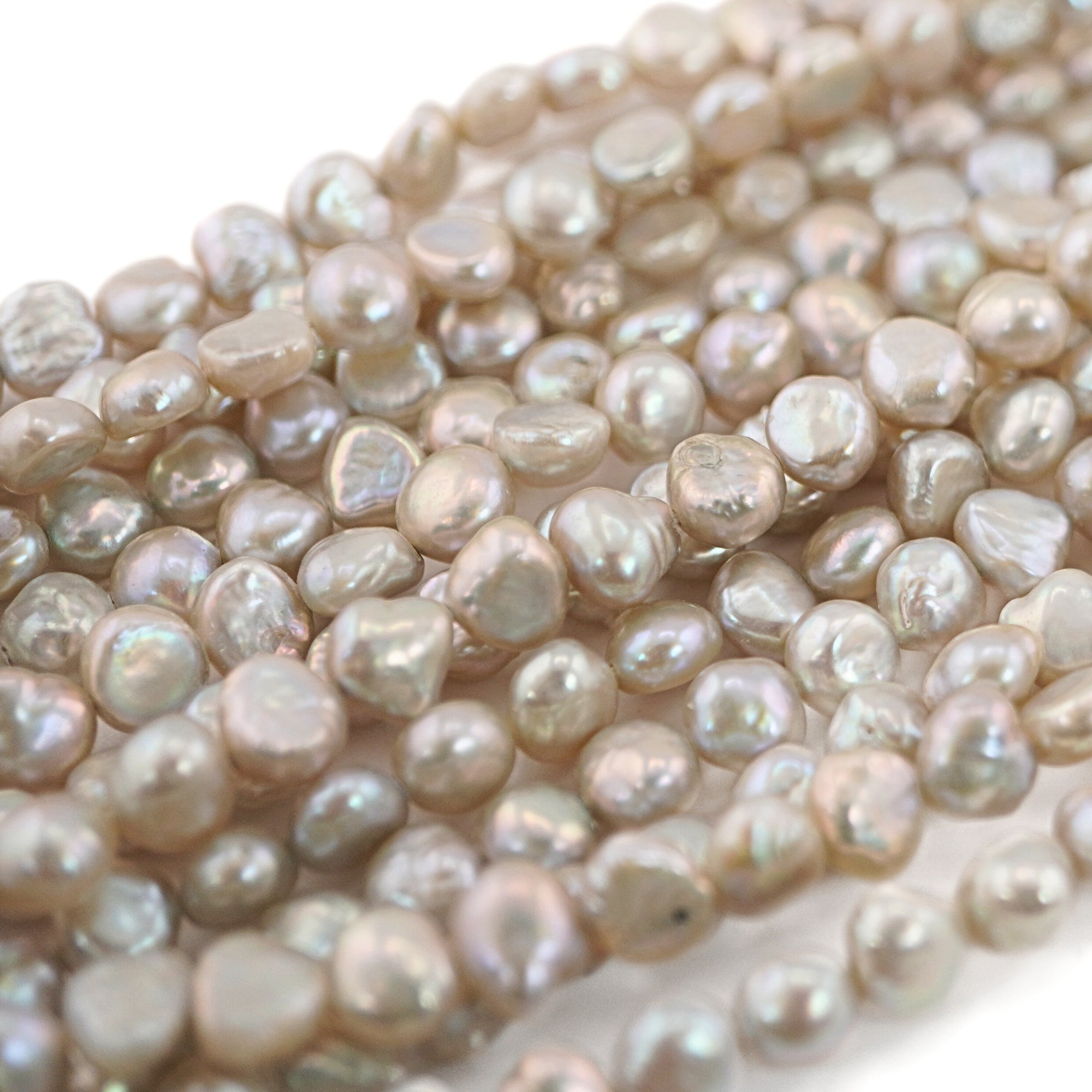 Lustrous Baroque Freshwater Pearl Beads

