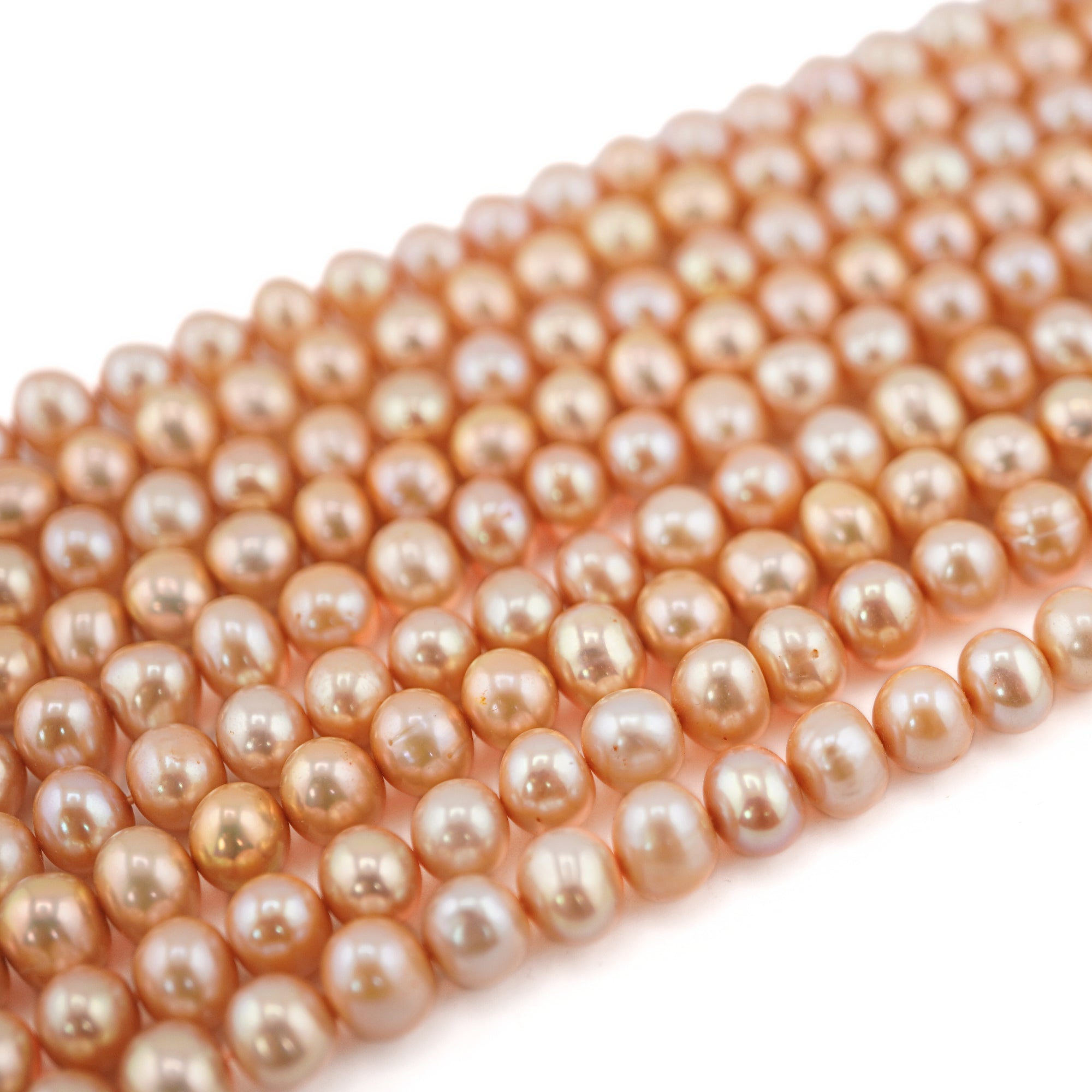 Natural Golden Freshwater Pearls